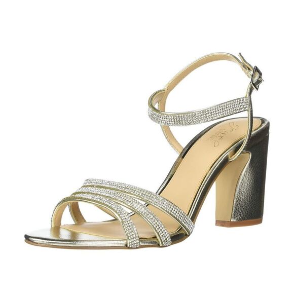NWOB Jewel Badgley Mischka Women's Brighton Heeled Sandal Sz 5.5 - Picture 4 of 12